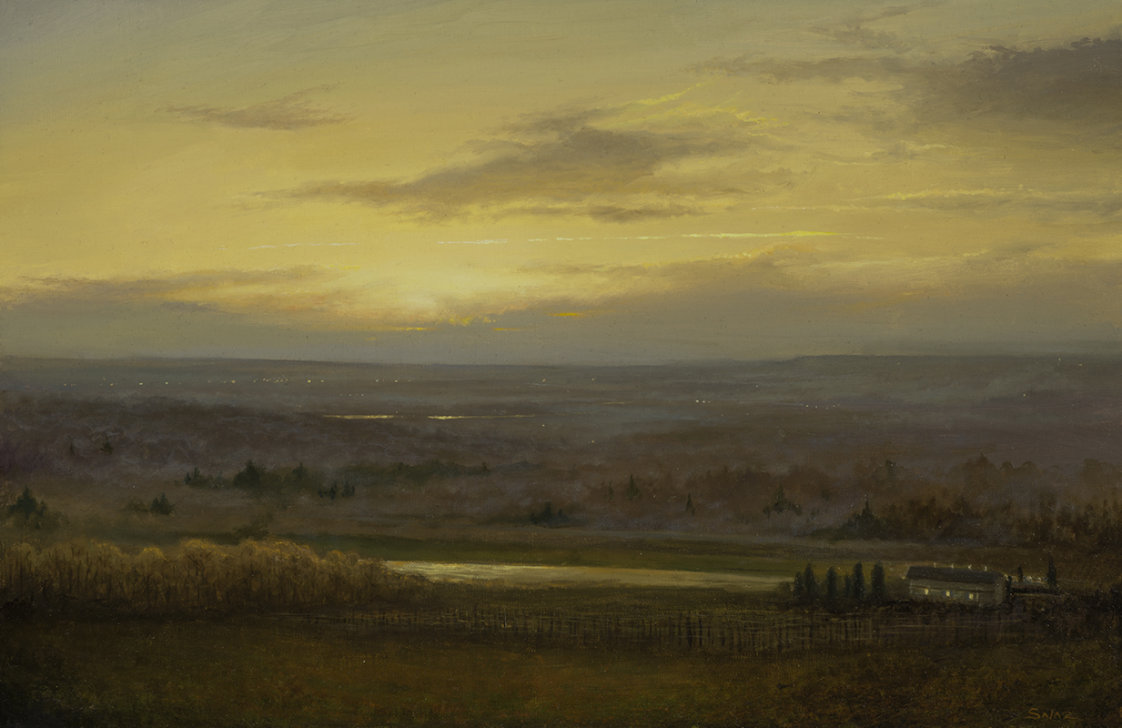 AVAILABLE Ken Salaz’s “Sunset over Hudson Valley From Wings Castle