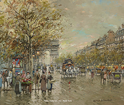 Paris, Les Champs Elysees - Antoine Blanchard