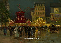 Le Moulin Rouge, Place Blanche - Edouard Léon Cortès
