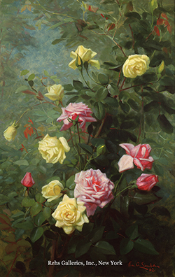 Yellow & Pink Roses - George Cochran Lambdin
