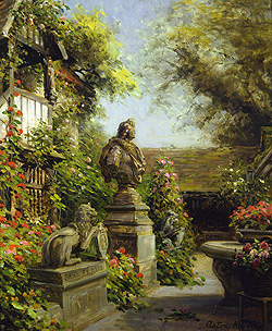 Summer Garden - Louis Aston Knight