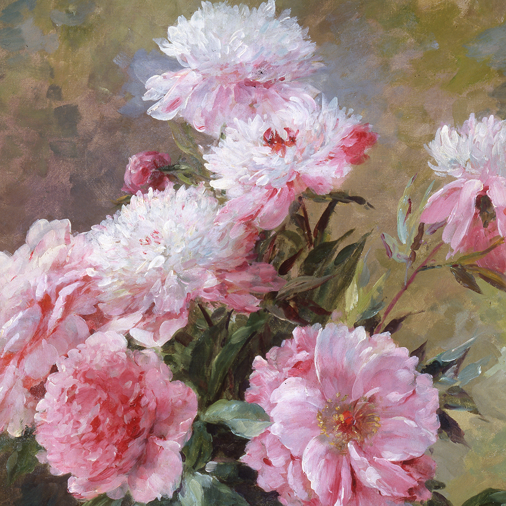 Roses & Peonies - Furcy De Lavault Albert Tibule