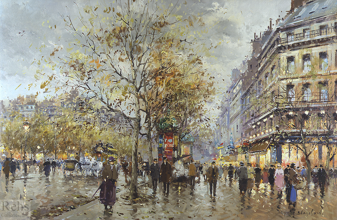 Le Boulevard, Paris (Boulevard Haussmann) - Blanchard, Antoine