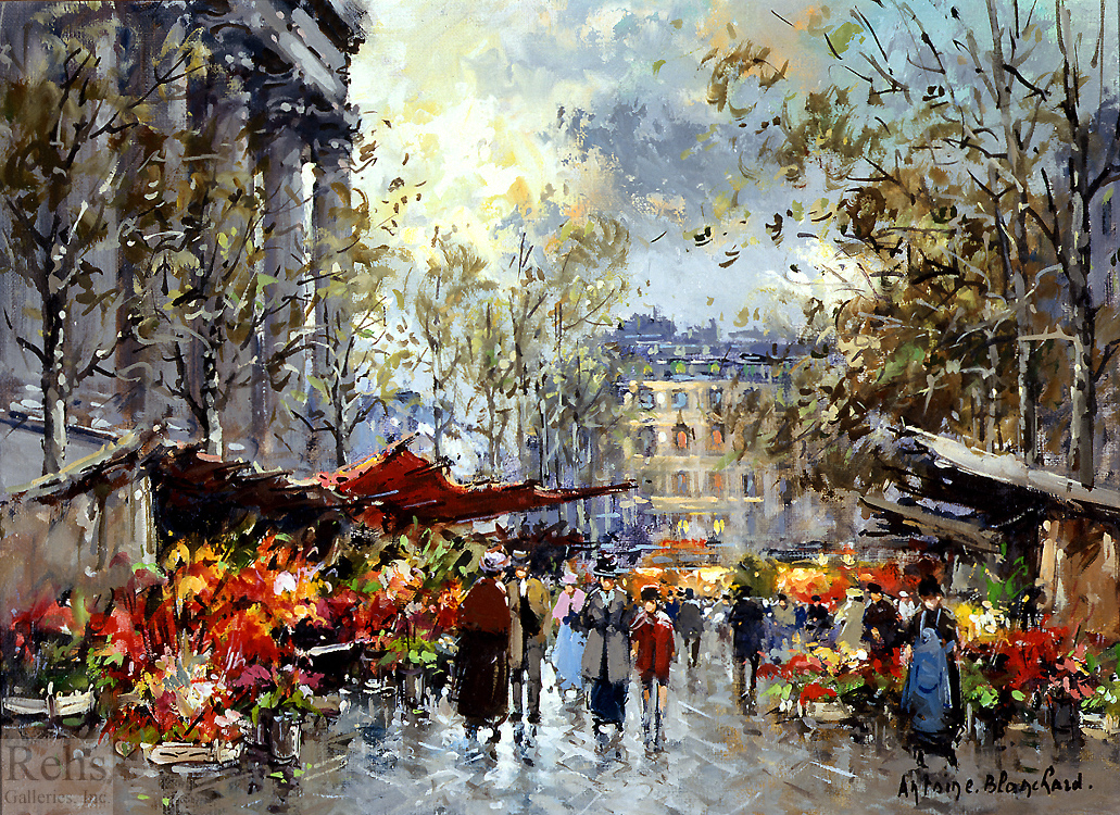 Flower Market, Madeleine - Blanchard Antoine