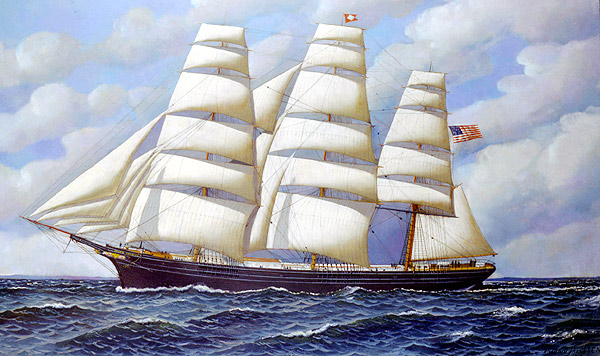The Extreme Clipper Ship Young America - Jacobsen, Antonio