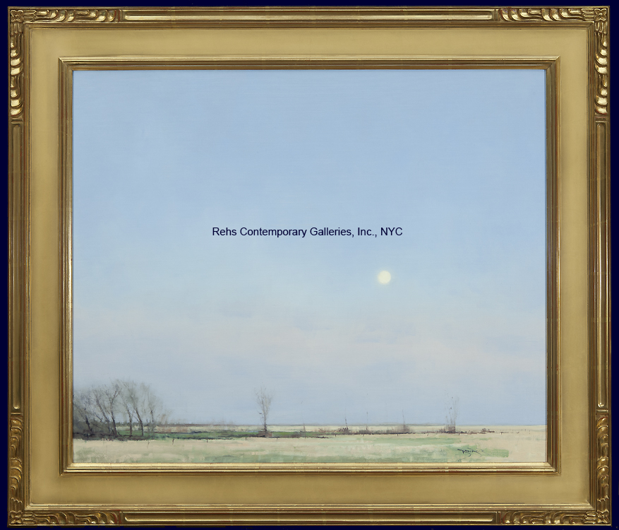 Spring Moonrise in South Dakota - Bauer, Ben