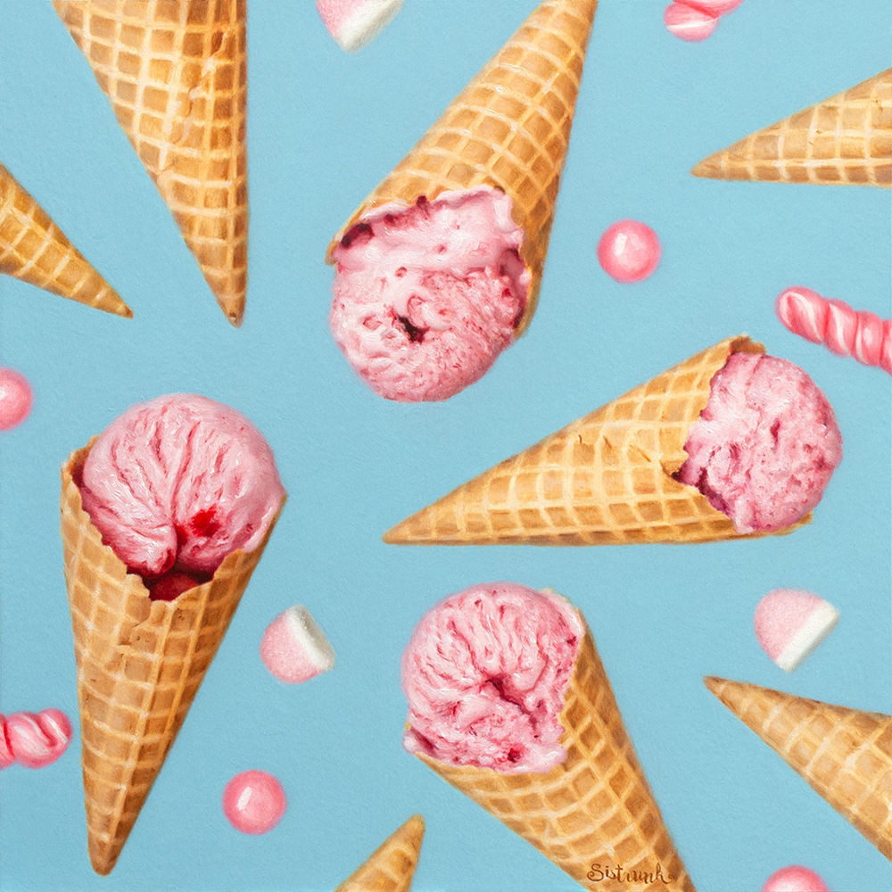 Strawberry Ice Cream Cones - Sistrunk, Beth