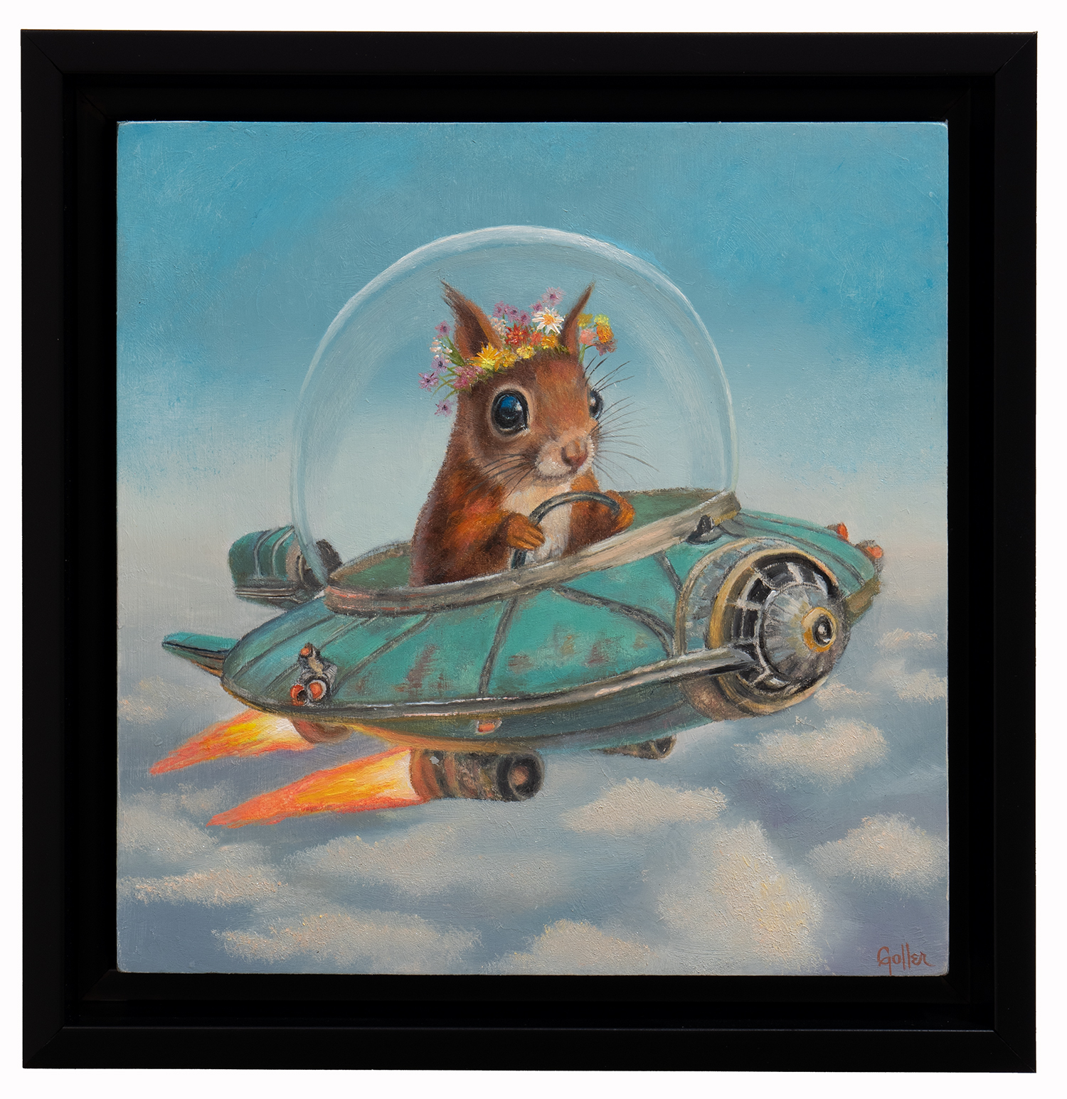 Drifter (Squirrel, Floriferous Vintage Series) - Carrie Goller