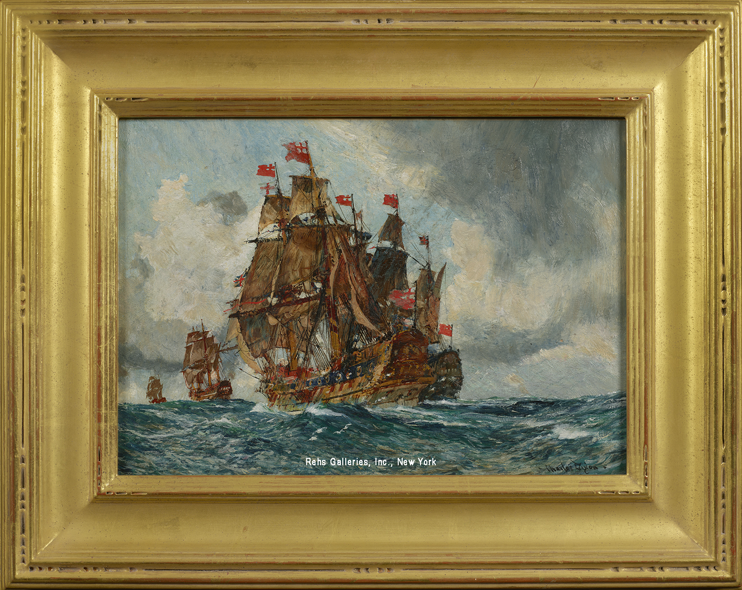 Galleons at Sea - Dixon, Charles