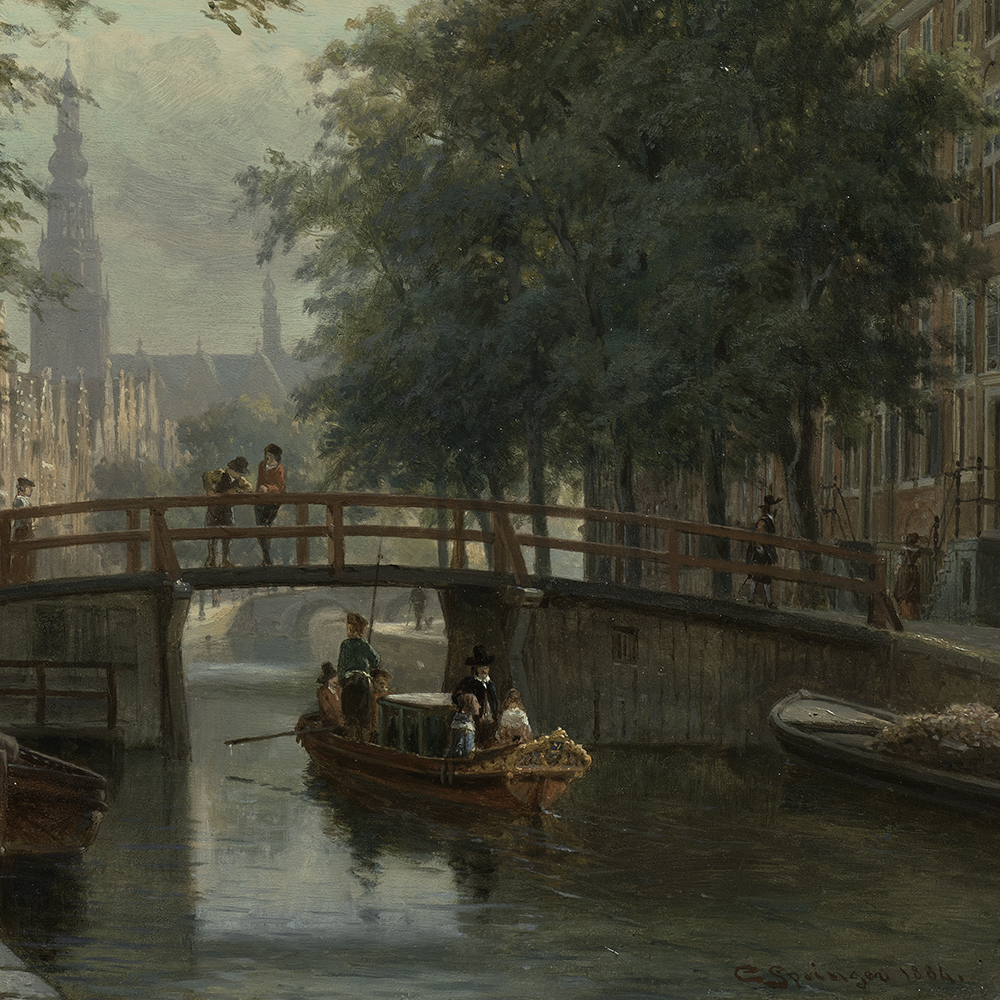 The Lombard on the Oudezijds Voorburgwal in Amsterdam - Cornelius Springer