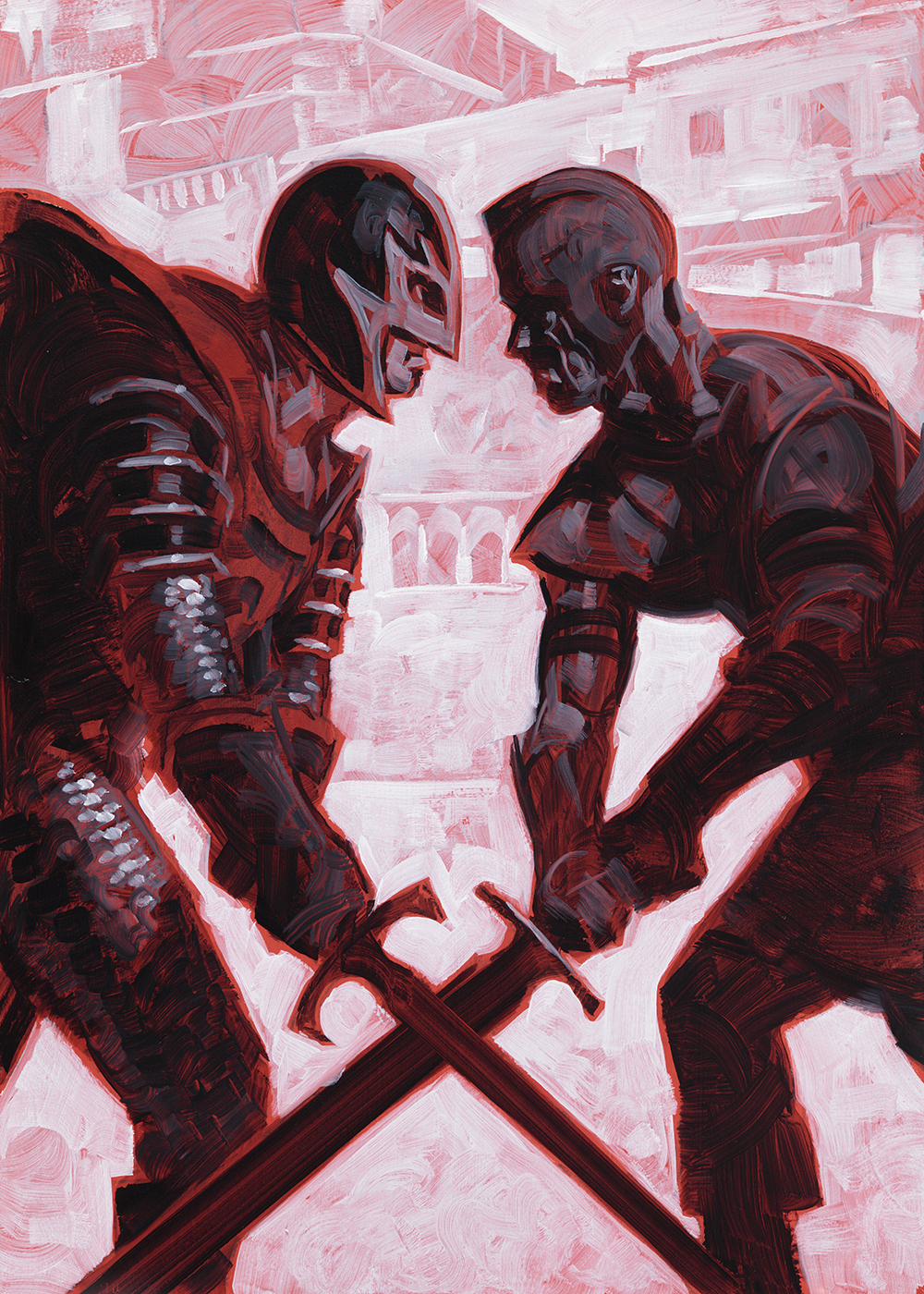 Black Knight vs. Swordsman - Palumbo, David