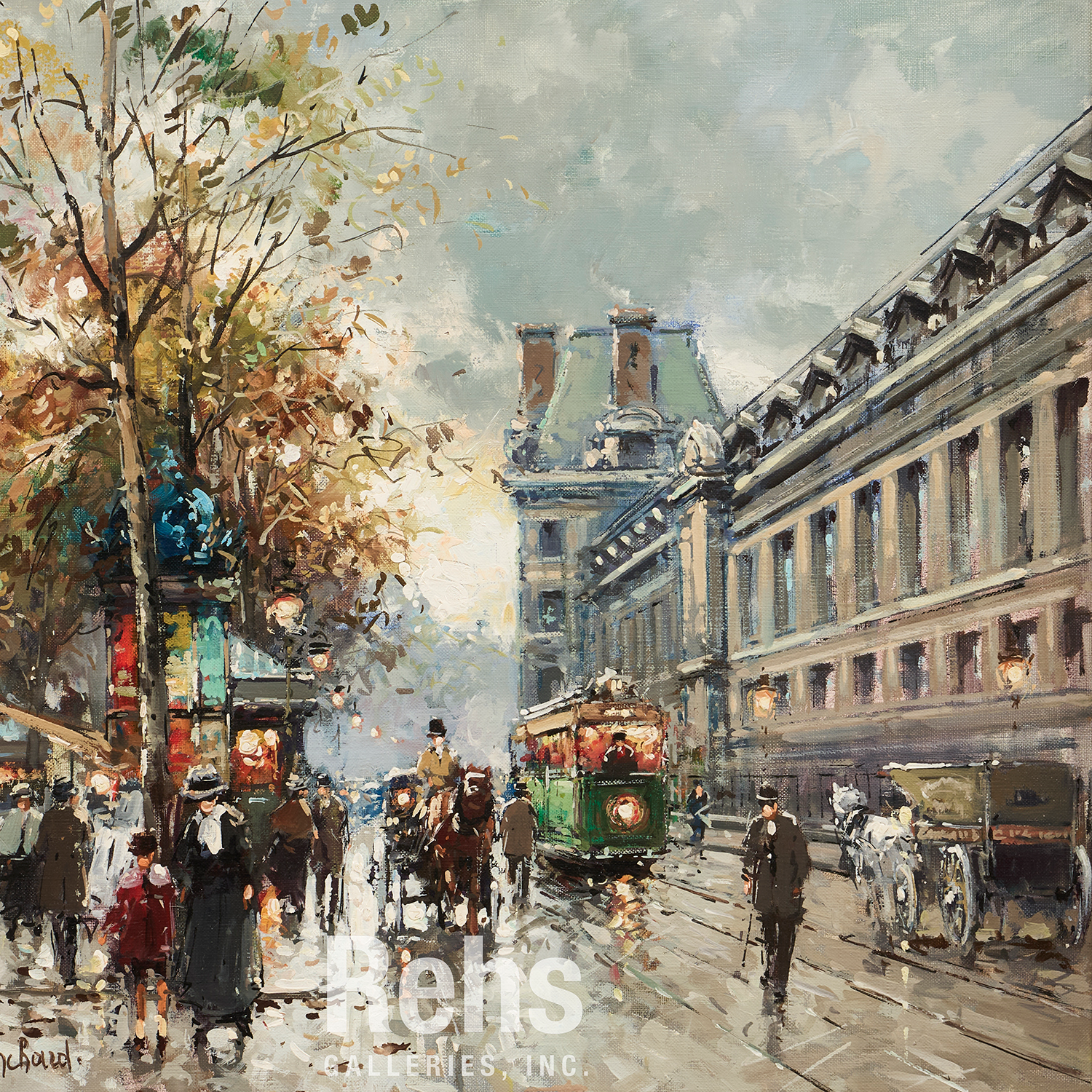 Quai du Louvre - Antoine Blanchard