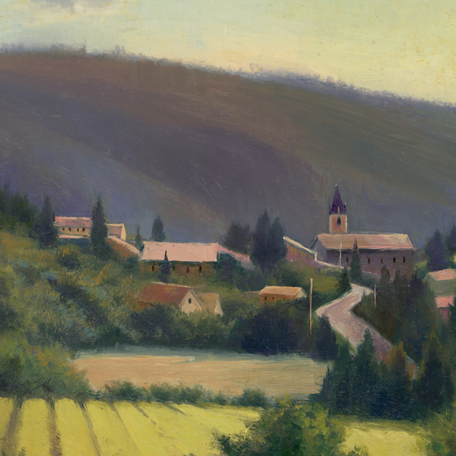 Bonnieux Village (Study) - D. Eleinne Basa