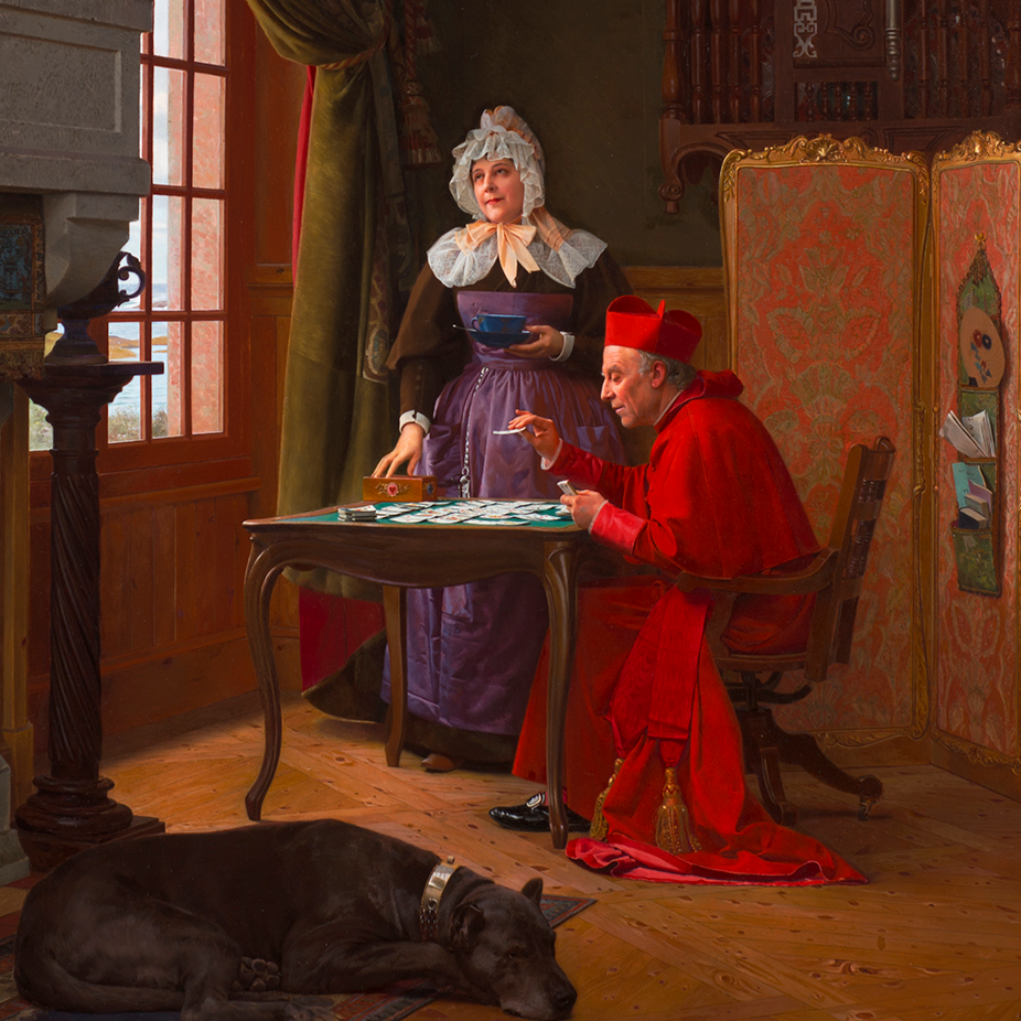 The Three Patiences - Jehan-Georges Vibert