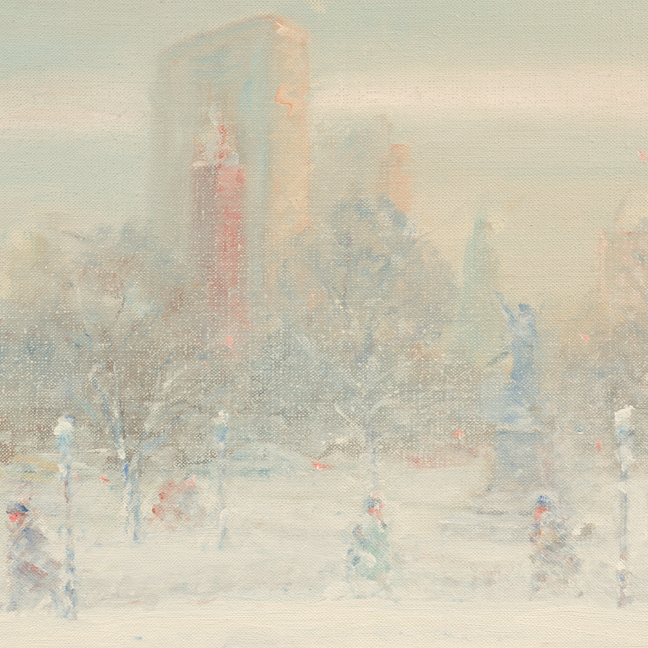 Beginning of the Mall, Central Park, N.Y. - Johann Berthelsen