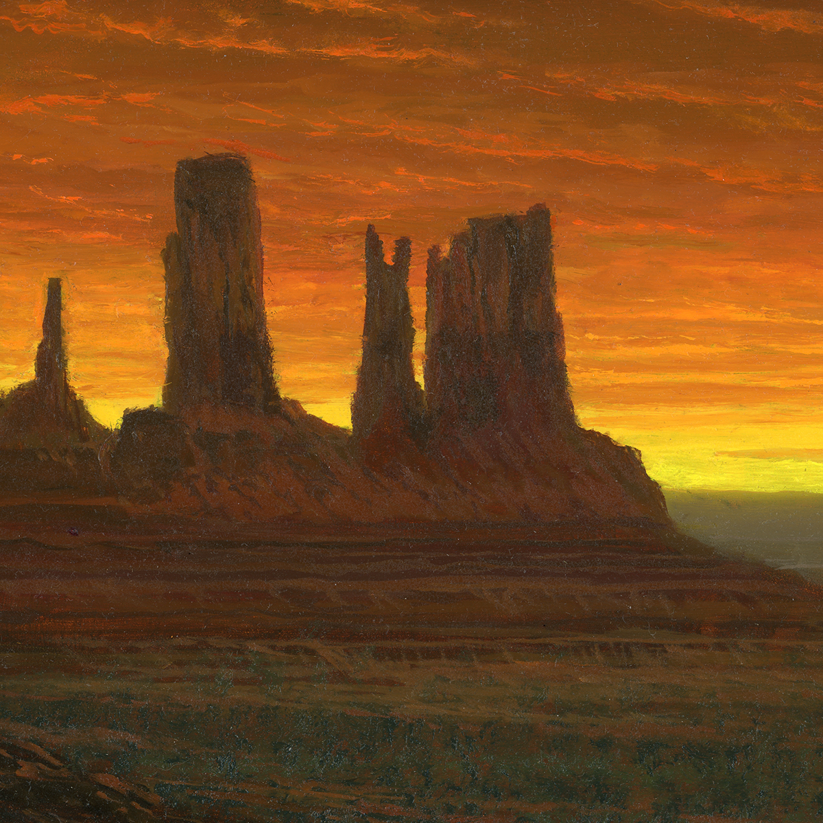 Monument Setting Sun - Ken Salaz