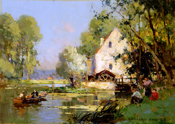 By the Mill - Cortès, Edouard Léon
