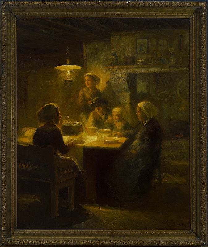 The Breton Family - Cortès, Edouard Léon