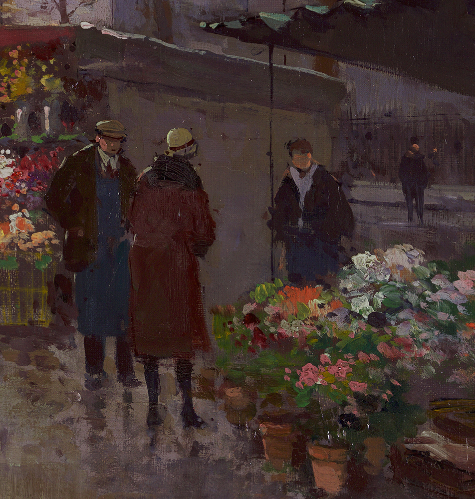 Marche aux Fleurs, Madeleine - Cortès, Edouard Léon