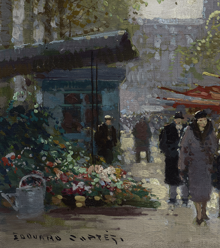 Marche aux Fleurs de la Madeleine - Cortès, Edouard Léon
