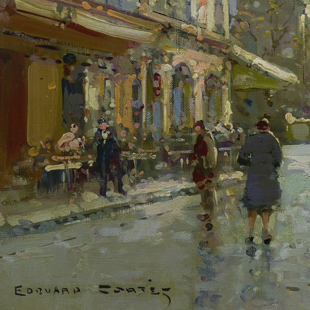 Rue du Tertre a Montmartre - Cortès, Edouard Léon