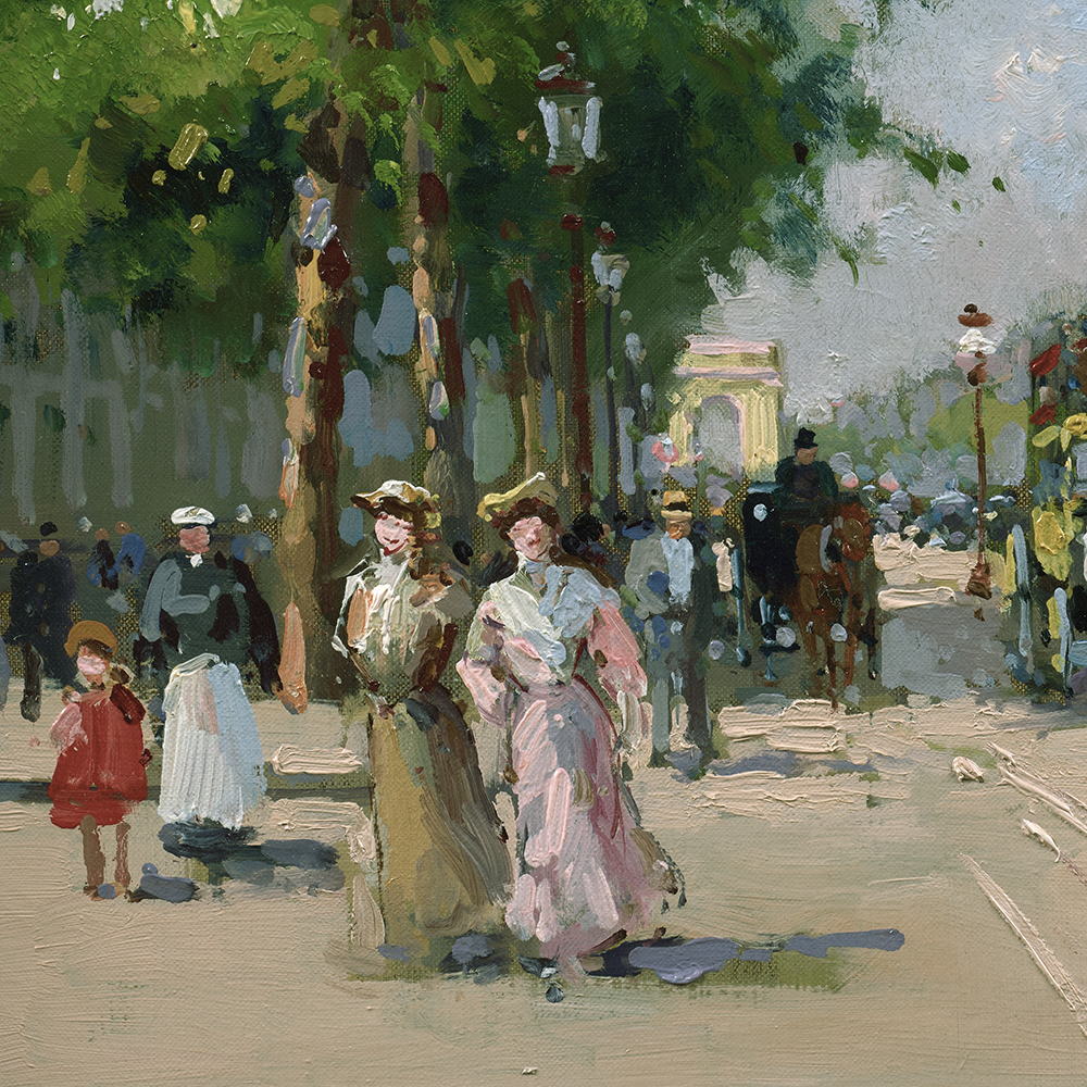 Champs Élysées, Clémenceau, 1905 - Cortès, Edouard Léon