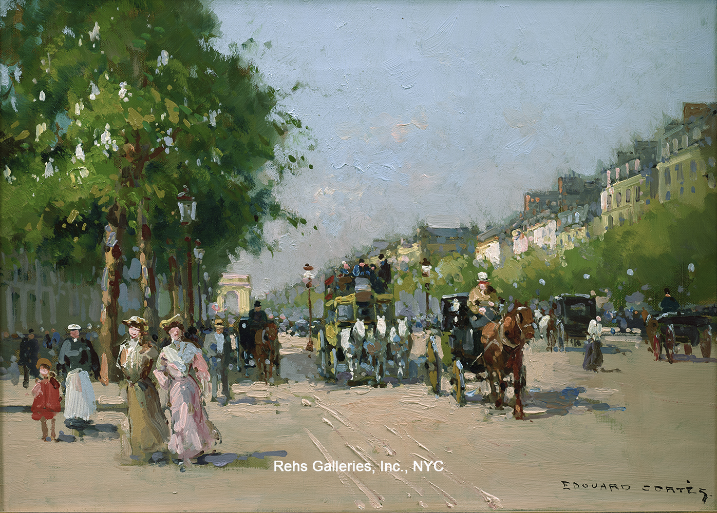Champs Élysées, Clémenceau, 1905 - Cortès, Edouard Léon