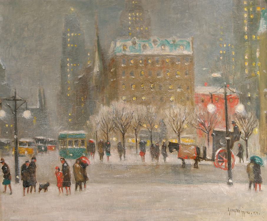 A Winter Night in New York - Guy Carleton Wiggins