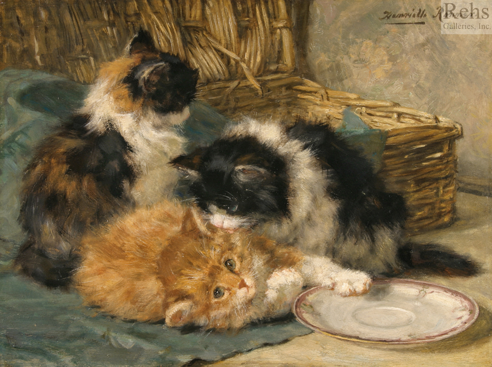 Kittens at Play - Ronner-Knip, Henriette