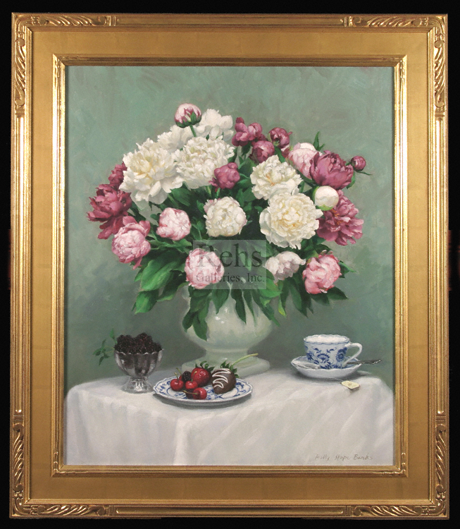 Peonies and Fruit - Holly Hope Banks