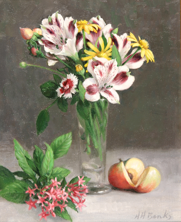 Flowers with a Lady Apple - Holly Hope Banks
