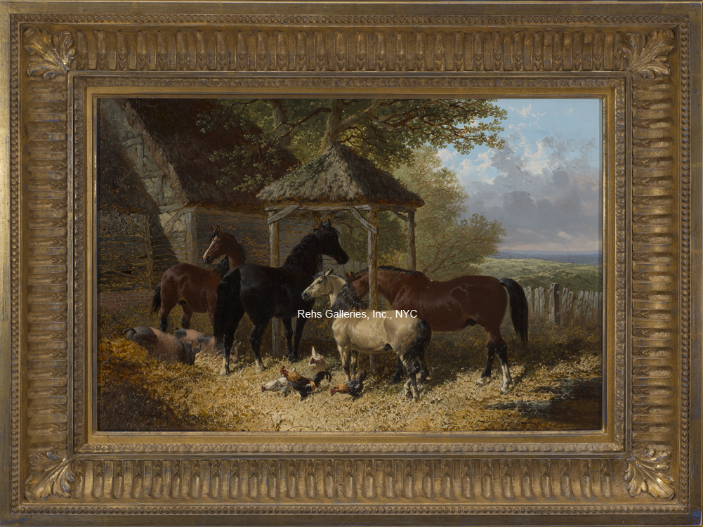Horses in a Farmyard - Herring, Jr. John F.