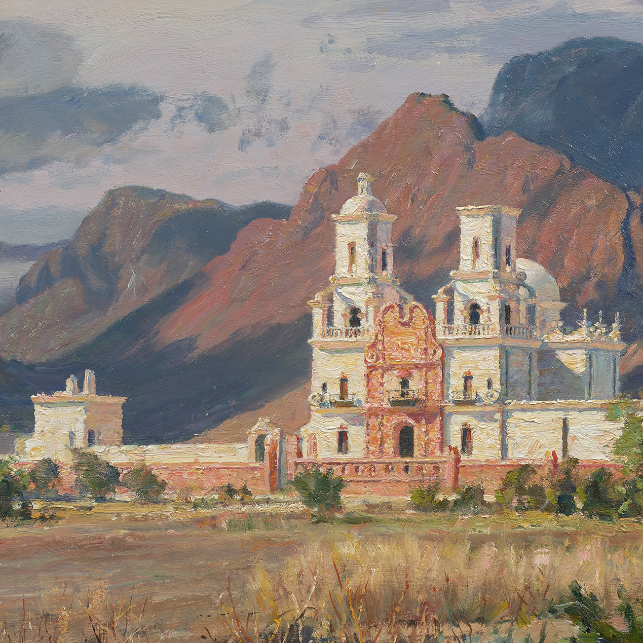 Mission San Xavier, Tucson  - John Stobart