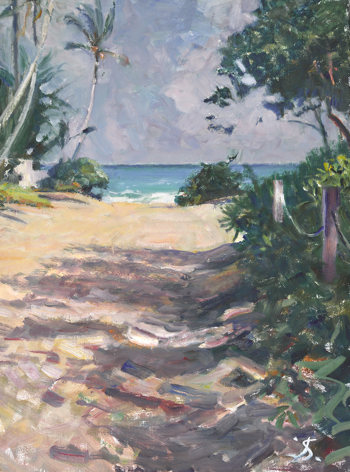 Pathway to the Beach, Ft. Lauderdale - Stobart, John