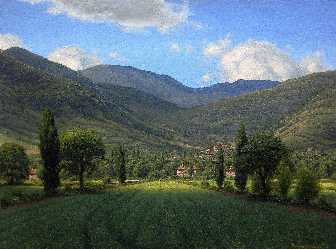 Passing Clouds in the Tuscan Hills - McGurl Joseph