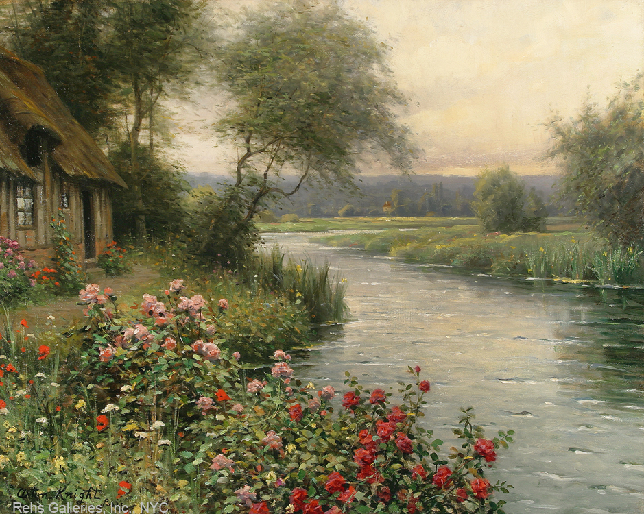 A River in Normandy - Louis Aston Knight