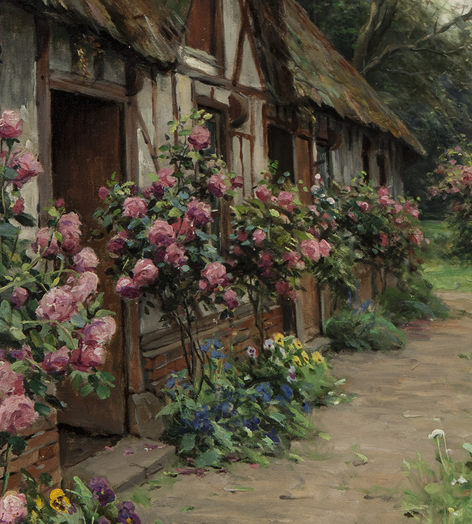 Cottage at Beaumont-le-Roger - Louis Aston Knight