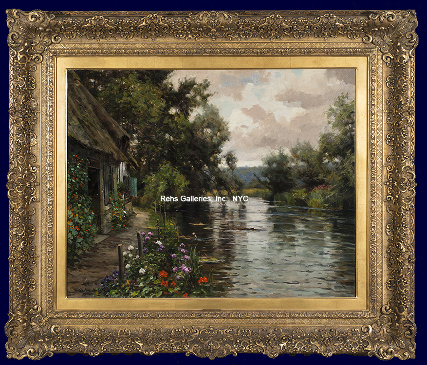 Cottage by the River - Knight Louis Aston