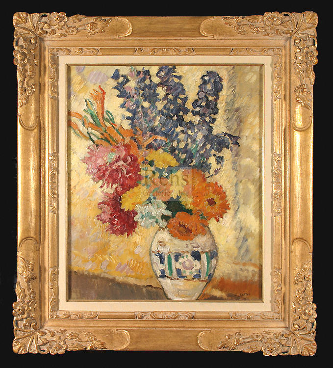 Grand vase de fleurs - Louis Valtat