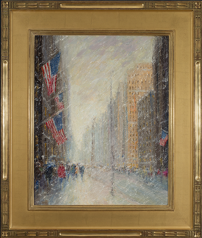 mark_daly_md1008_fifth_avenue_flags_and_flurries_framed.jpg