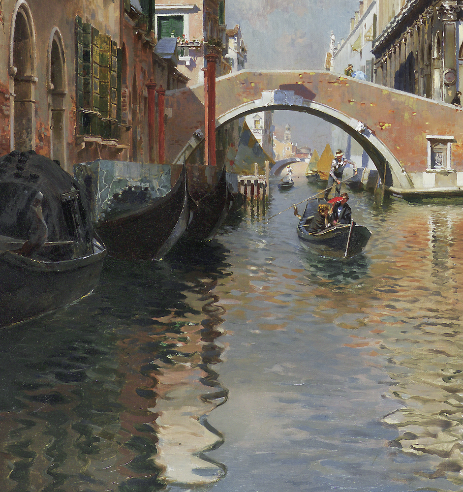 Scuola Grande di San Marco and the Ponte Cavallo on the Rio dei Mendicanti, Venice - Santoro Rubens