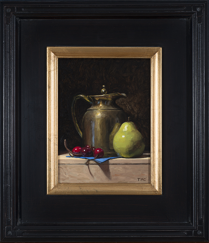 Teapot with Cherries and Pear - Casey Todd M.