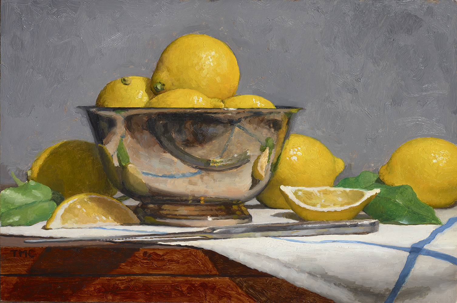 Silver Bowl with Lemons - Casey Todd M.