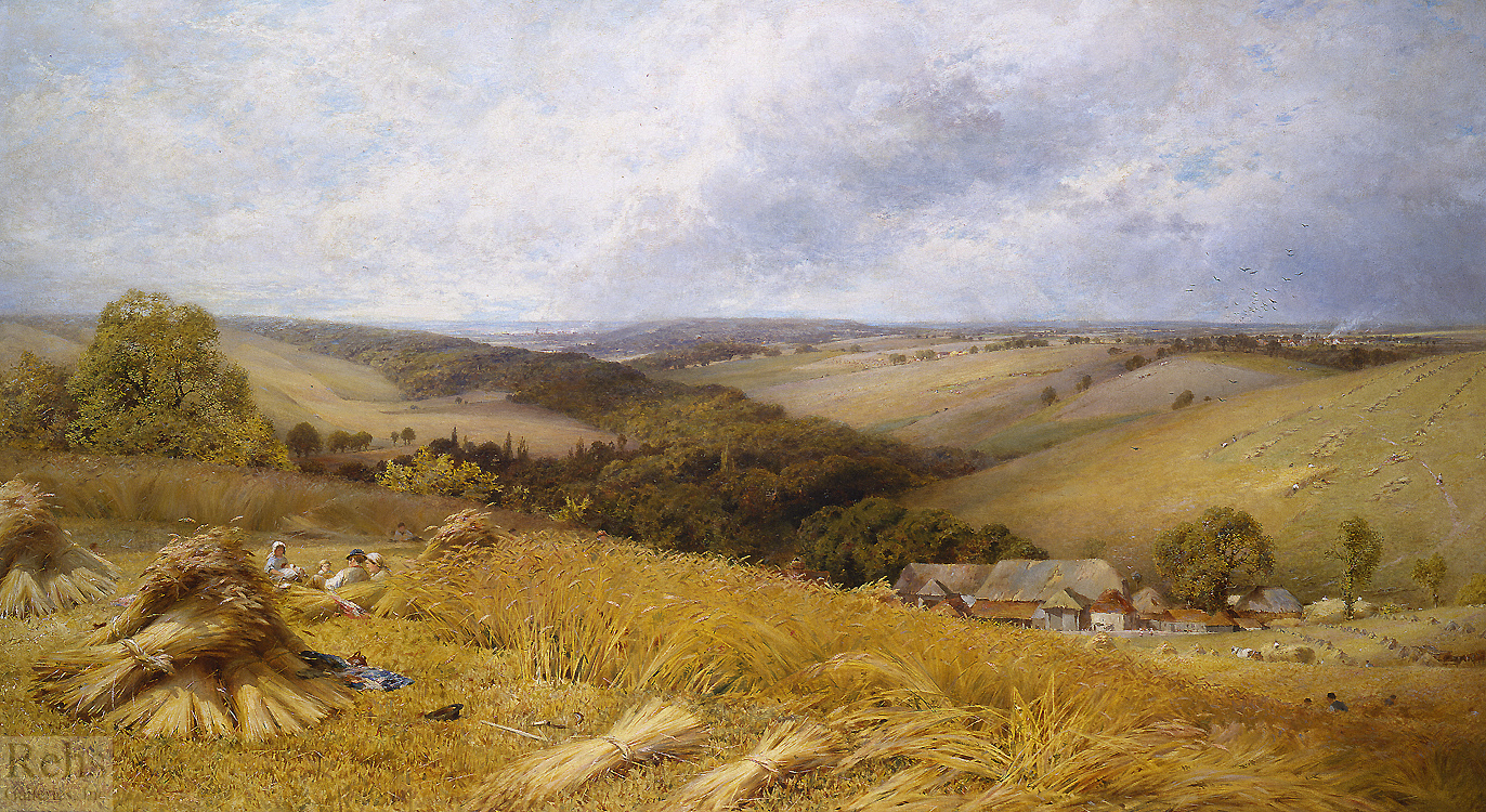 A Hot Day in the Harvest Field - Gosling, William W.