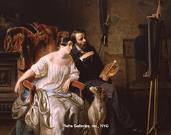 The Artist and His Studio - Dillens, Adolph A.