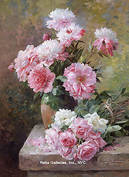 Roses & Peonies - Furcy De Lavault, Albert Tibule
