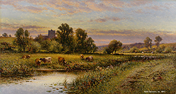 Haymaking Near Lewes, Sussex - Glendening, Alfred A.