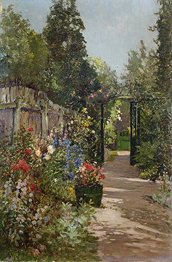 The Summer Garden - Breanski, Jr., Alfred de