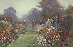 A Summer Garden - Breanski, Jr., Alfred de