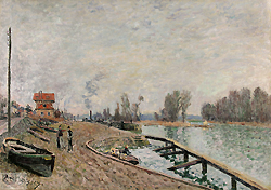 La Seine à Suresnes - Sisley, Alfred